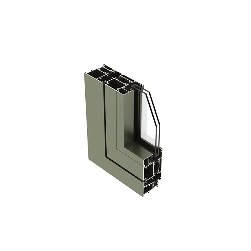 Sound insulation aluminum profile for doors and windows