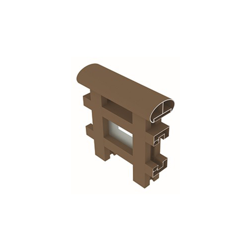 Extruded aluminum armrest profile