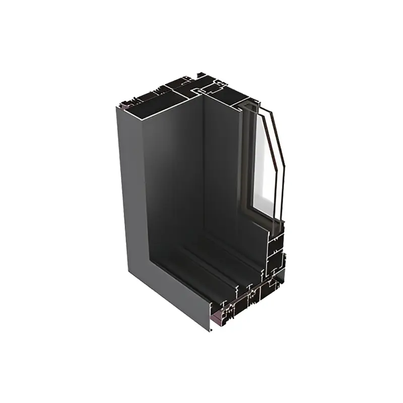 High-quality aluminum profiles for triple-track sliding doors