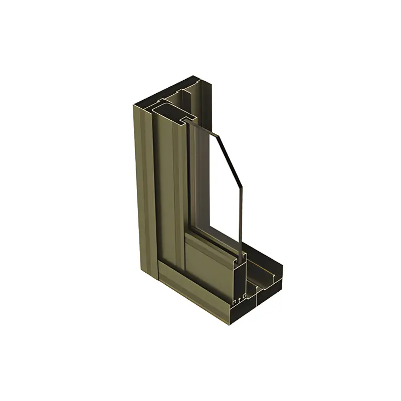 Aluminium triple track sliding window profiles - Aluminium window profiles